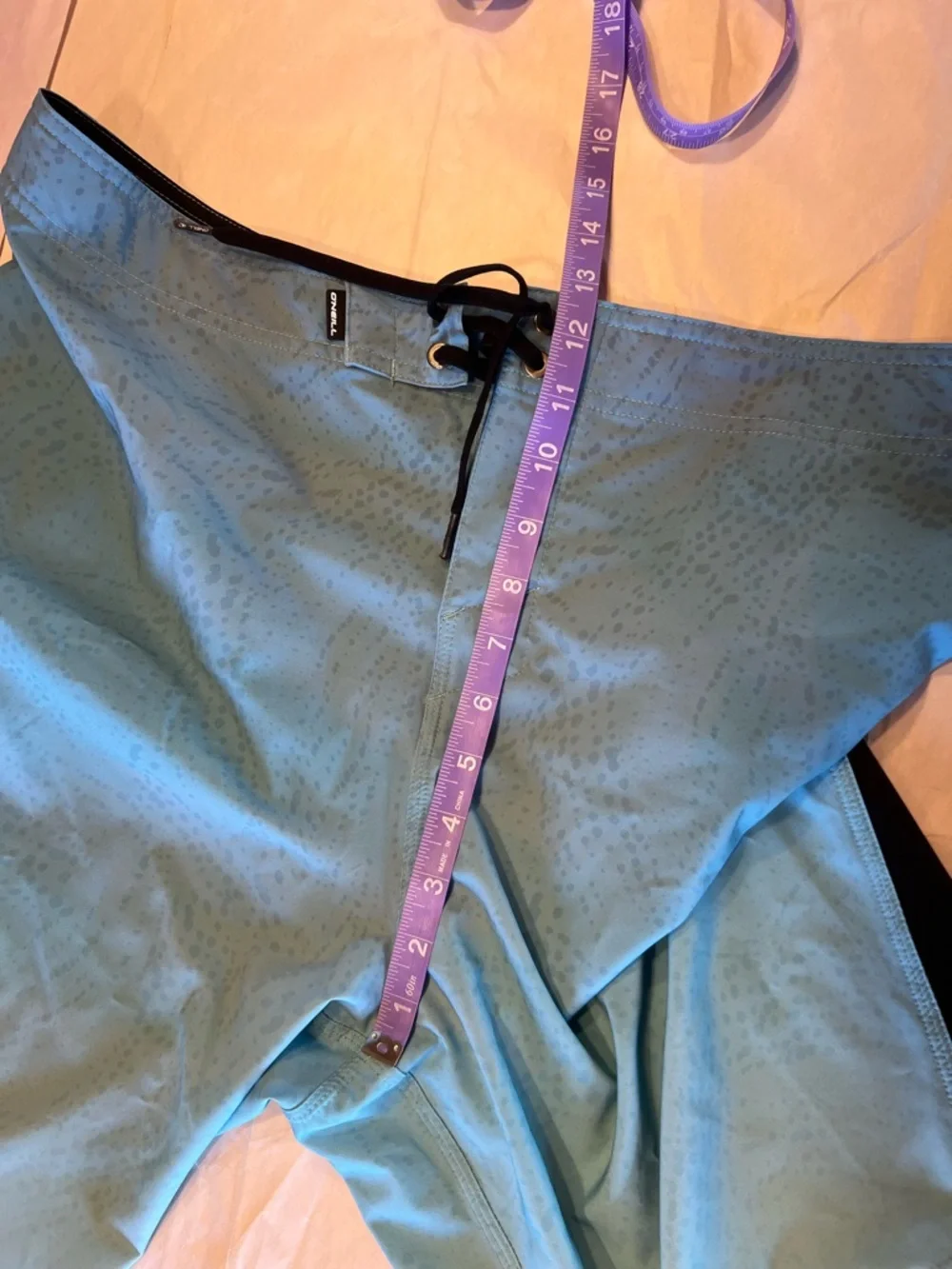 O'Neill Men’s Aqua Board Shorts with Black Side Panels